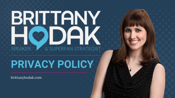 Brittany Hodak Privacy Policy Page Meta Card