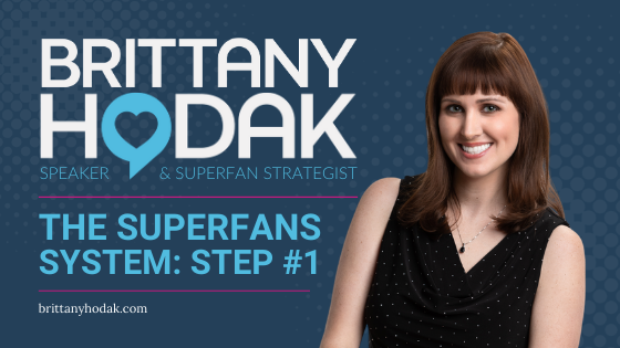 Brittany Hodak Superfans System Step 1 Page Meta Card