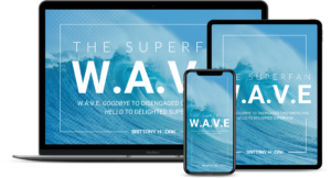 Superfan Wave eBook Technology Mockup - Brittany Hodak