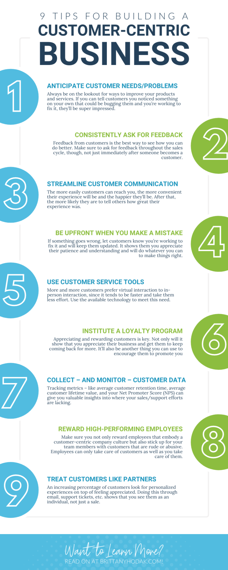 9 Tips For Building A Customer Centric Business | Brittany Hodak