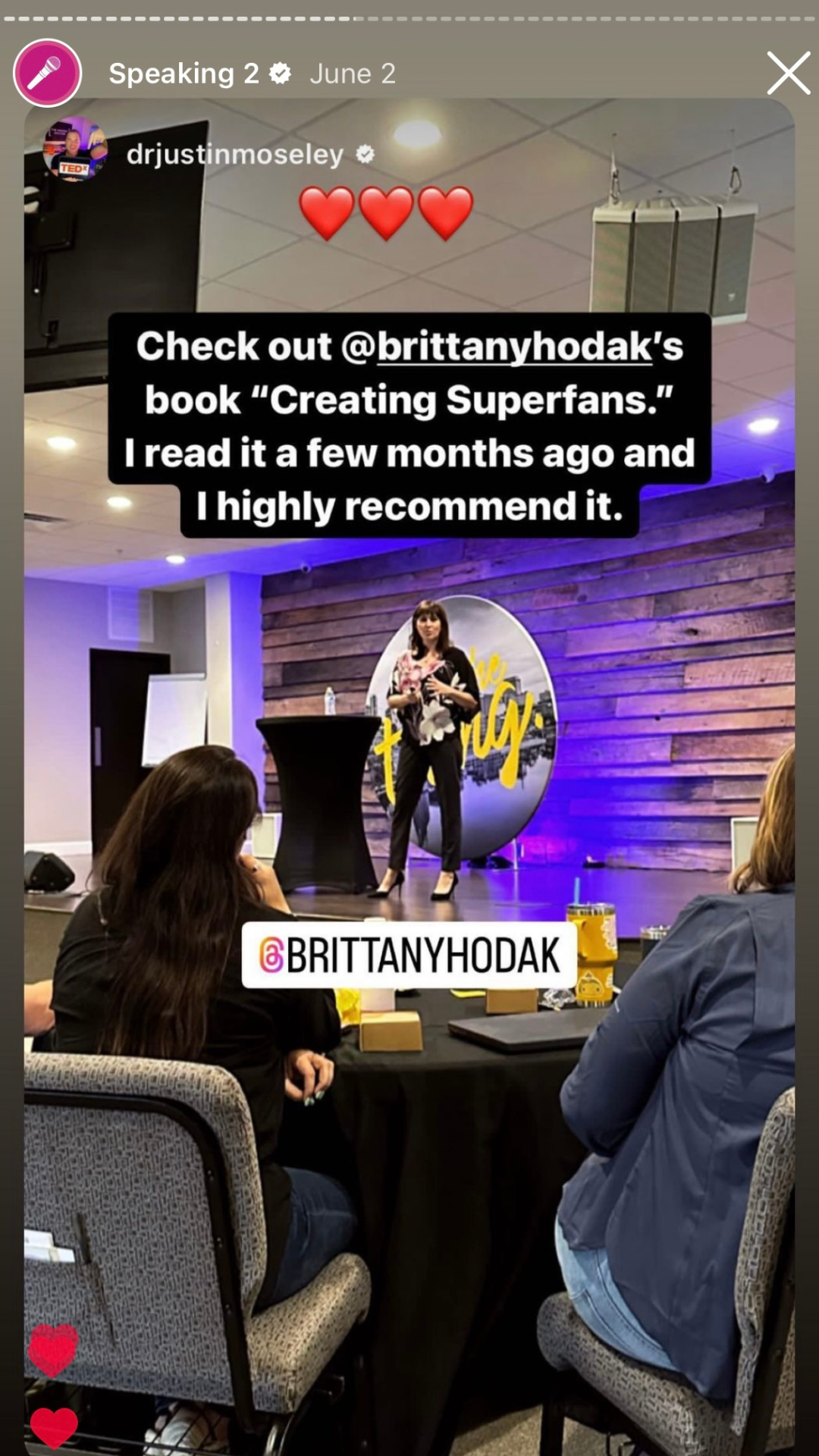 Brittany Hodak Speaking at The Thing Nashville