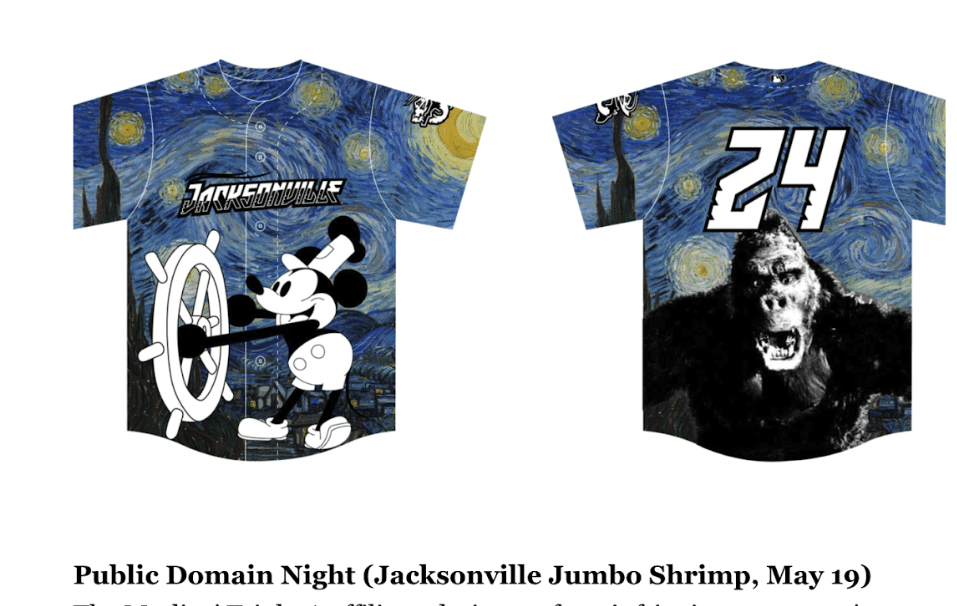 public domain jerseys from Jackonsville Jumbo Shrimp