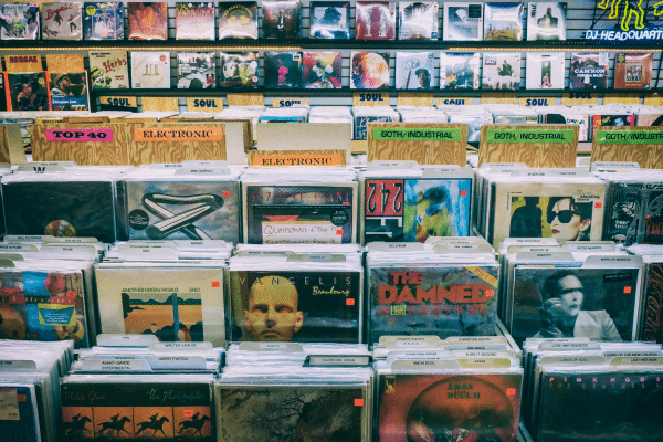 record store- 3 experiential marketing examples that turned album launches into movements