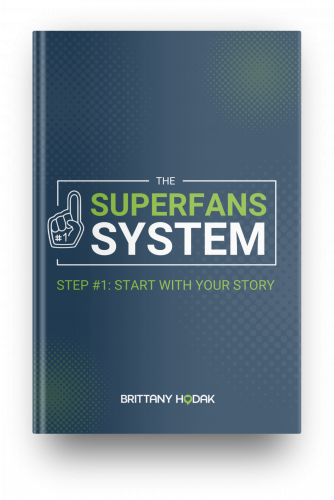 Superfan System Step 1 Book Mockup - Brittany Hodak